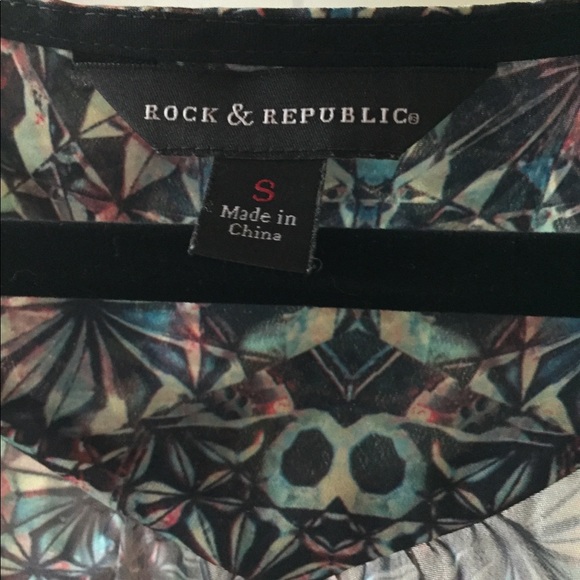 Rock & Republic Gems Hi/Low Tank Top - Picture 3 of 4